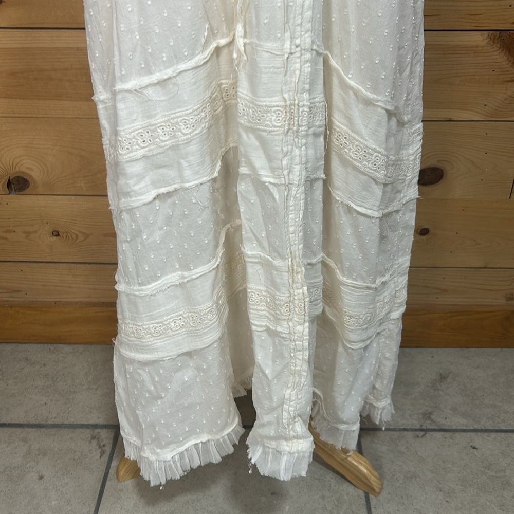 Magnolia Pearl vintage textile cotton granny nightgown cottagecore dress XL - Picture 3 of 16